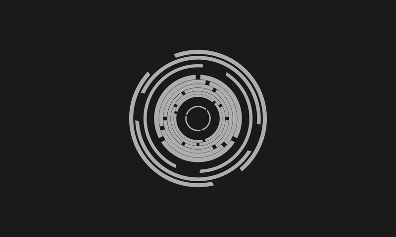 abstract, minimalism, circle, hd, artist, digital art, artwork