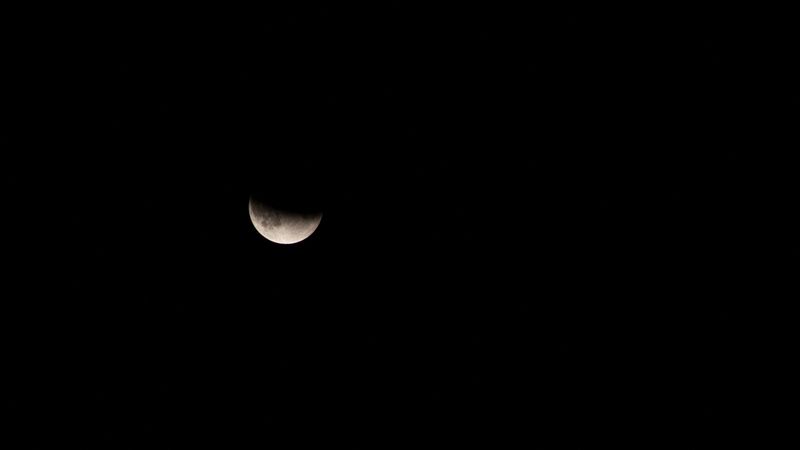 moon, space, satellite, night, sepia, 4k