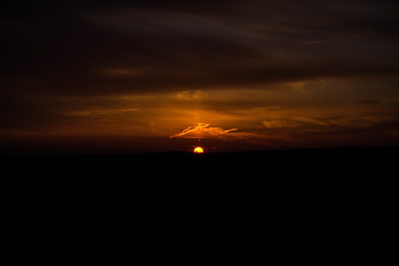 dark, sunset, evening, nature, hd, 4k