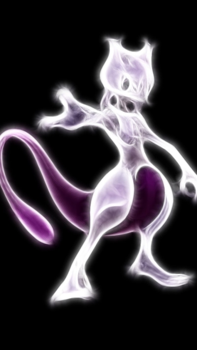 Video Game Pokémon, Mewtwo (Pokémon), 720x1280