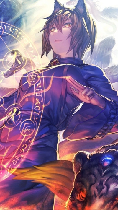 Anime Touhou, Ran Yakumo, 720x1280