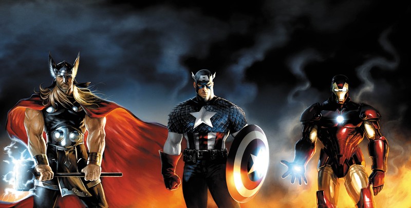 superheroes, iron man, thor, captain america, hd, artwork, artist, deviantart
