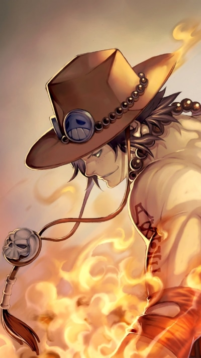 Anime One Piece, Portgas D. Ace, 720x1280