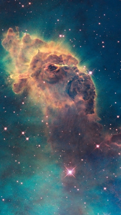 Sci Fi Nebula, Carina Nebula, 720x1280