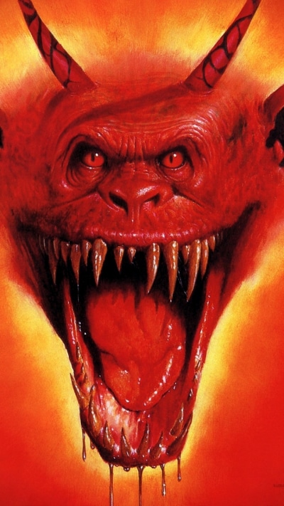 Dark Demon, Heavy Metal, Uriah Heep, Occult, Album Cover, Hard Rock, 720x1280