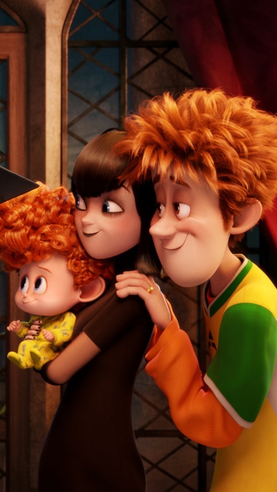 Movie Hotel Transylvania 2, Jonathan (Hotel Transylvania), Mavis (Hotel Transylvania), Dennis (Hotel Transylvania), Dracula (Hotel Transylvania), 720x1280