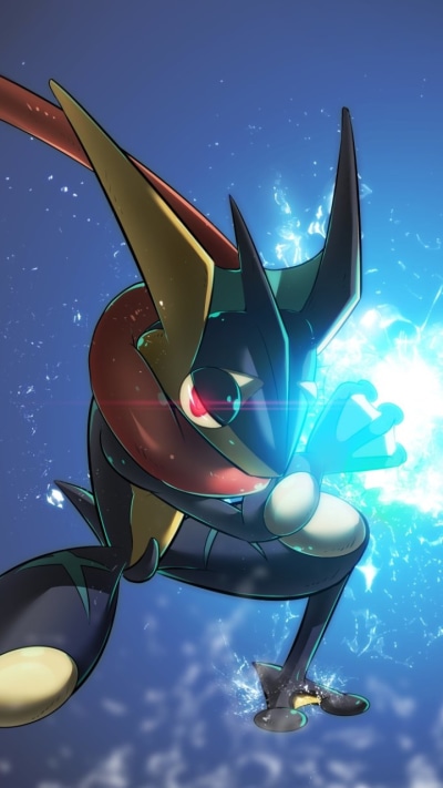 Anime Pokémon, Greninja (Pokémon), 720x1280