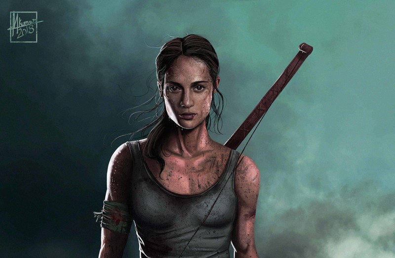 tomb raider movie, tomb raider, 2018 movies, hd, alicia vikander, lara croft, hd, artist, artwork, artstation