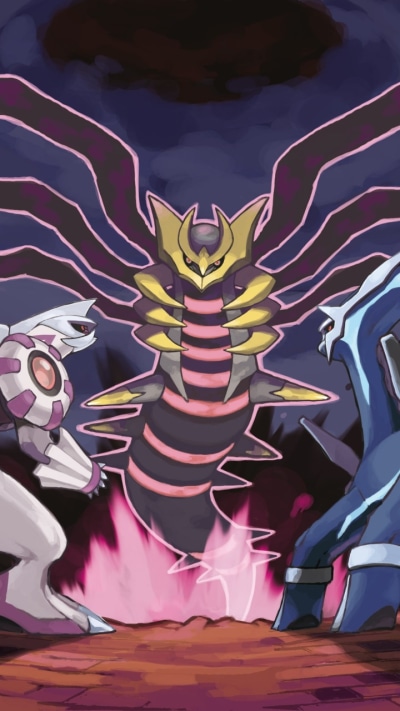 Anime Pokémon, Palkia (Pokémon), Dialga (Pokémon), Legendary Pokémon, Giratina (Pokémon), 720x1280