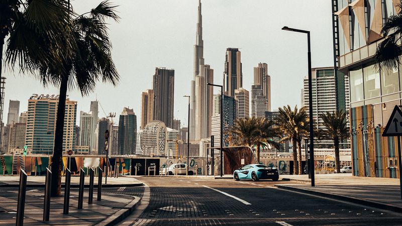 city, street, buildings, cars, road, 4k