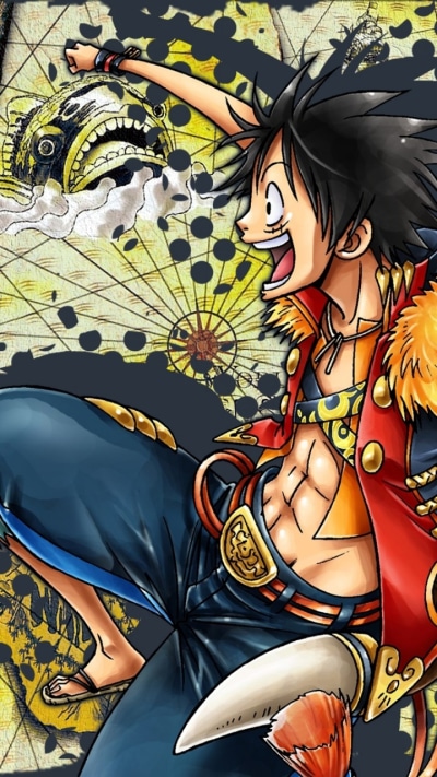 Anime One Piece, Monkey D. Luffy, 720x1280