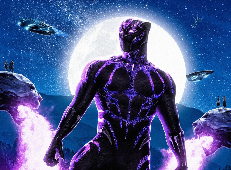 black panther, 2018 movies, movies, hd, artwork, artist, artstation