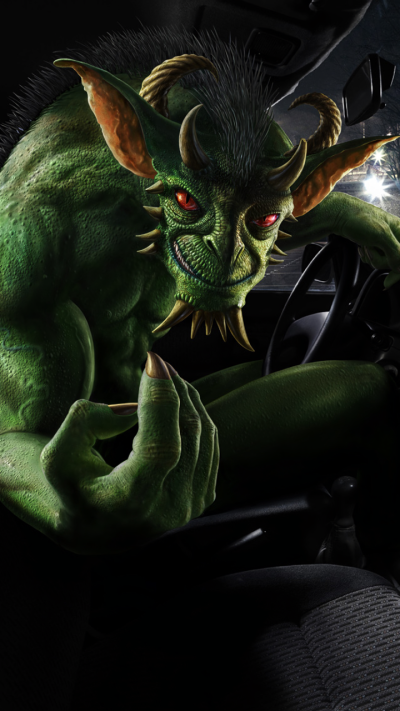 Dark Demon, Dark, Monster, Fantasy, Creature, Car, 720x1280