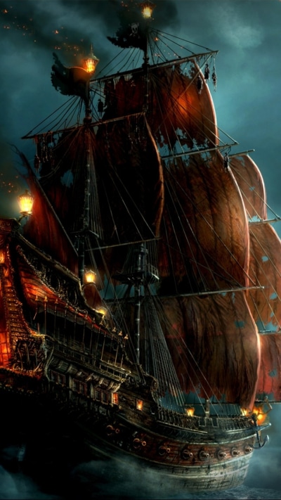 Movie Pirates of the Caribbean: On Stranger Tides, Ship, 720x1280
