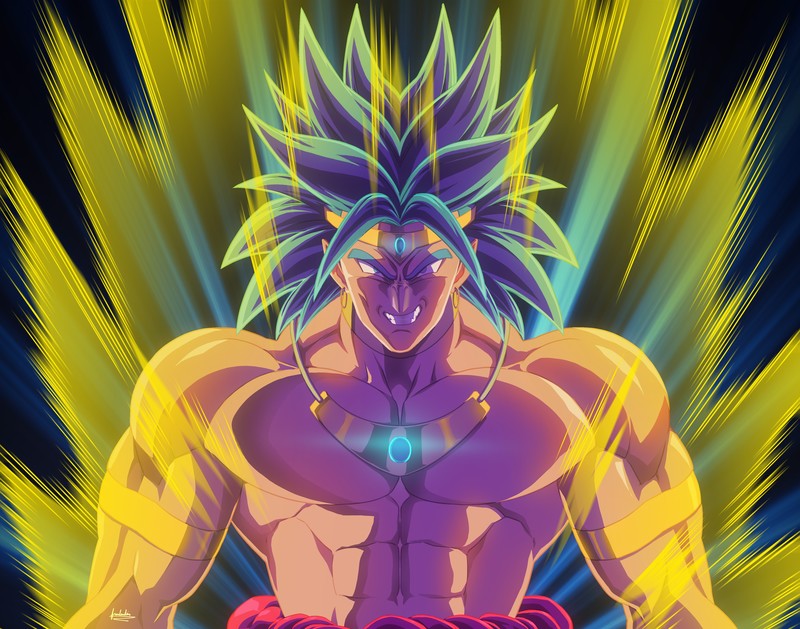 bio broly, dragon ball z, dragon ball, anime, 4k, hd, artist, artwork, digital art, deviantart
