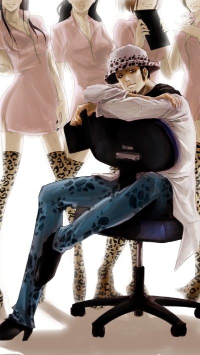 Anime One Piece, Trafalgar Law, 720x1280