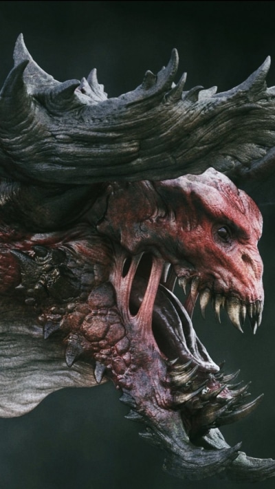 Dark Demon, Horns, Scary, Dark, 720x1280