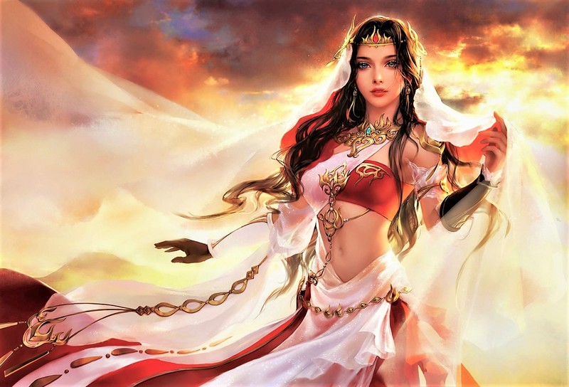fantasy girls, artist, artwork, digital art, hd