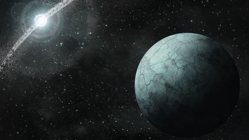 planet, stars, space, outer space, 4k