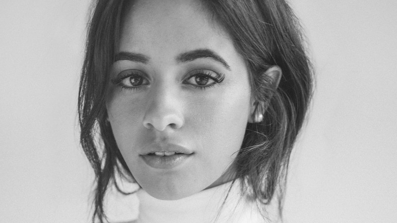 camila cabello, music, celebrities, girls, hd, monochrome, black and white