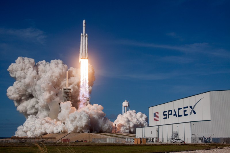 falcon heavy, space x, hd