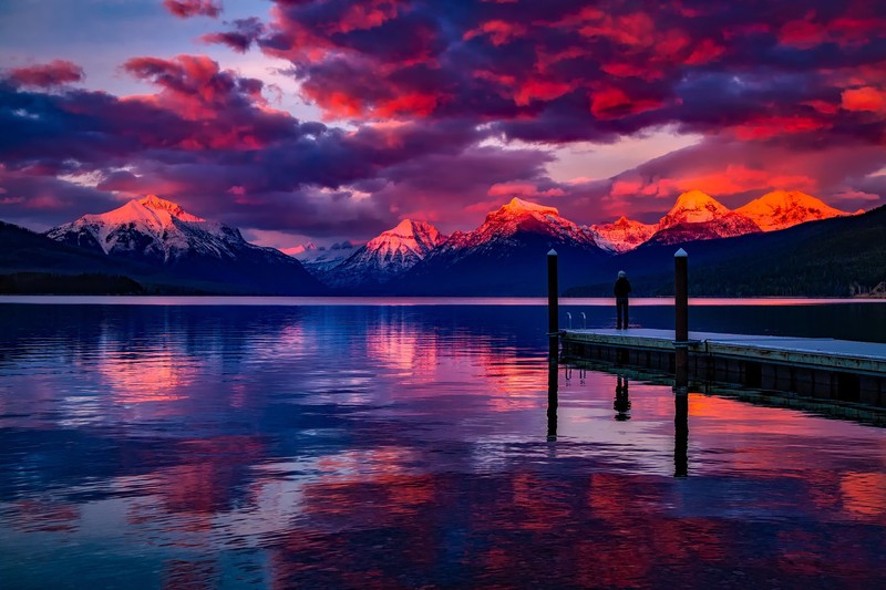 lake, national park, nature, hd