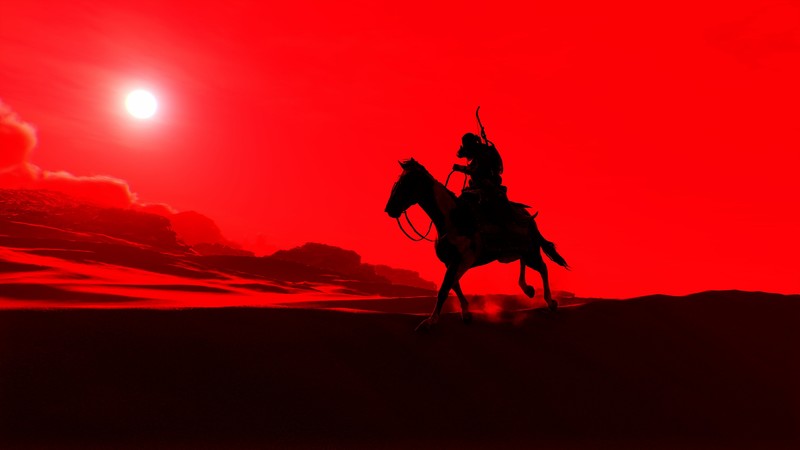 assassins creed origins, assassins creed, games, xbox games, ps games, pc games, hd, 4k, artist, artwork, digital art, horse, warrior