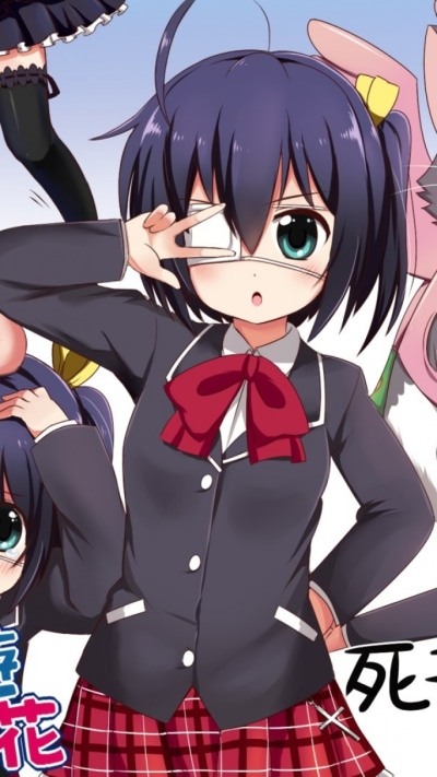 Anime Love, Chunibyo and Other Delusions, Rikka Takanashi, 720x1280
