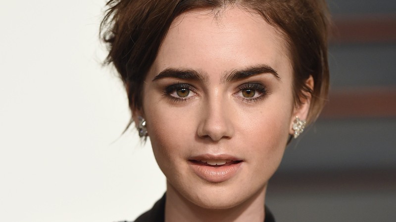 lily collins, girls, celebrities, model, hd, 4k, face, closeup
