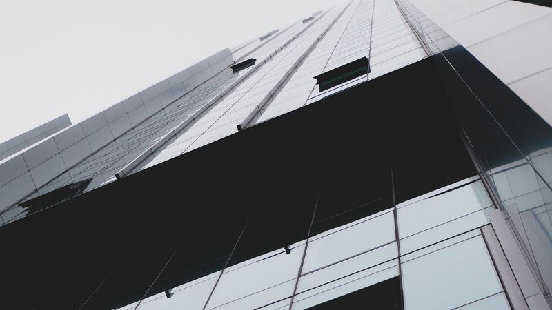 building, architecture, glass, facade, 4k