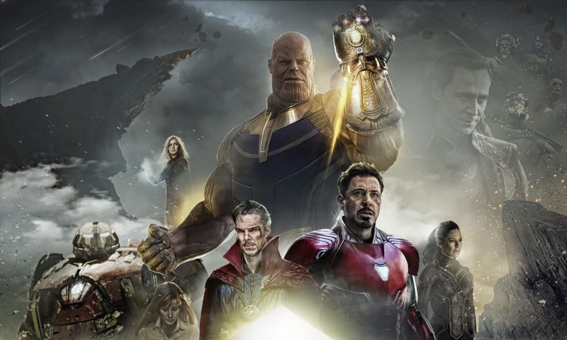 avengers infinity war, 2018 movies, movies, hd, artist, deviantart, thanos, iron man, doctor strange, captain marvel, loki