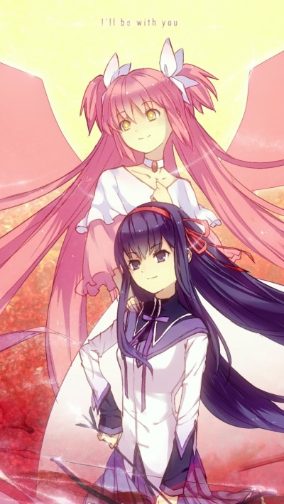 Anime Puella Magi Madoka Magica, Homura Akemi, Madoka Kaname, 720x1280