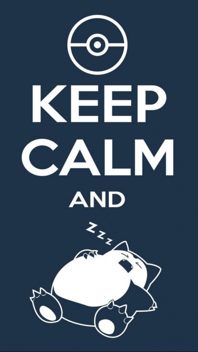 Video Game Pokémon, Keep Calm, Snorlax (Pokémon), 720x1280