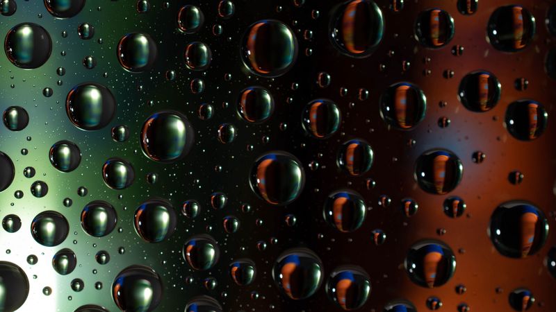 bubbles, liquid, texture, macro, 4k