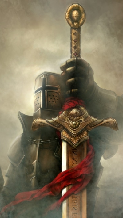 Fantasy Knight, Warrior, Sword, 720x1280