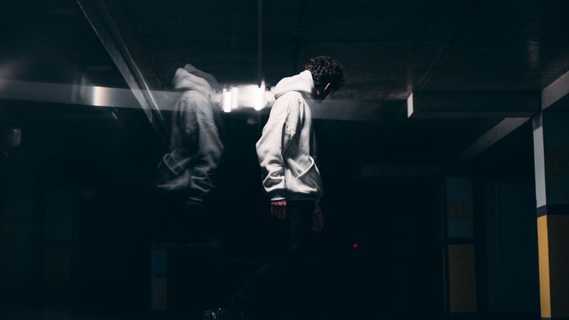 man, motion, blur, light, long exposure, 4k