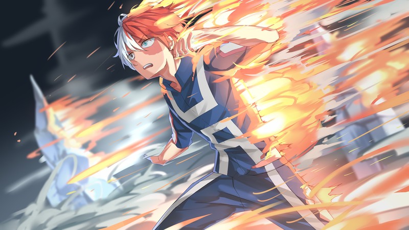 my hero academia, anime, artist, artwork, digital art, hd, 4k