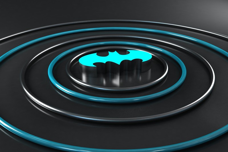 batman, logo, superheroes, 3d, hd
