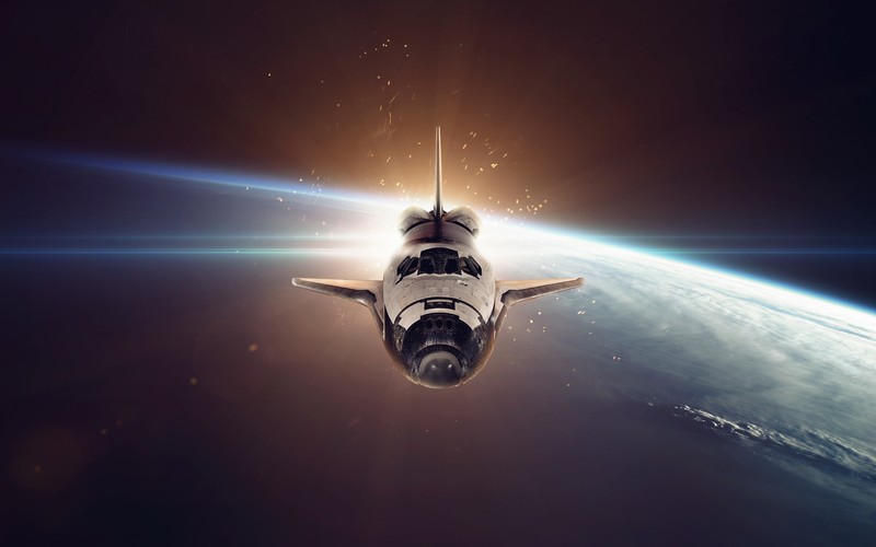 space shuttle, hd, 4k, 5k