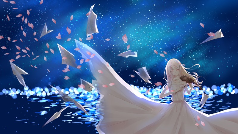your lie in april, anime, artwork, artist, digital art, hd, anime girl, 4k, 5k