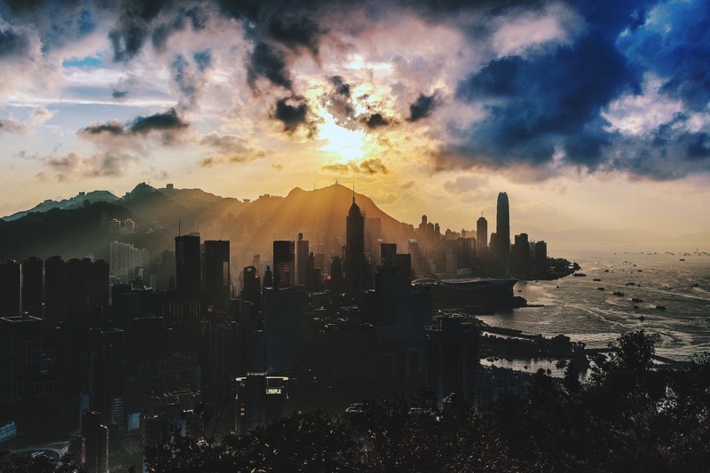 city, buildings, sunset, hd, nature, 4k, 5k, 8k