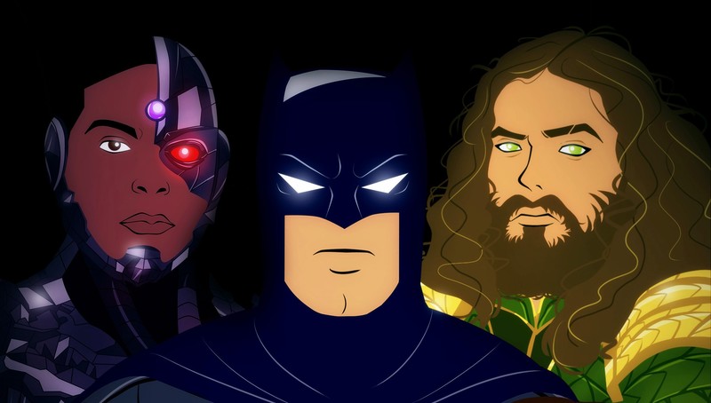 justice league, batman, cyborg, aquaman, hd, artist, deviantart, artwork