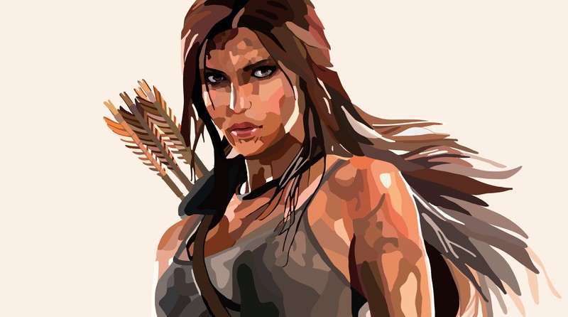 tomb raider, lara croft, artist, vector, artwork, hd, 4k