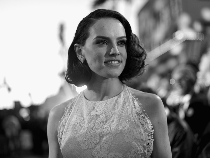 daisy ridley, celebrities, girls, hd, 4k, monochrome, black and white