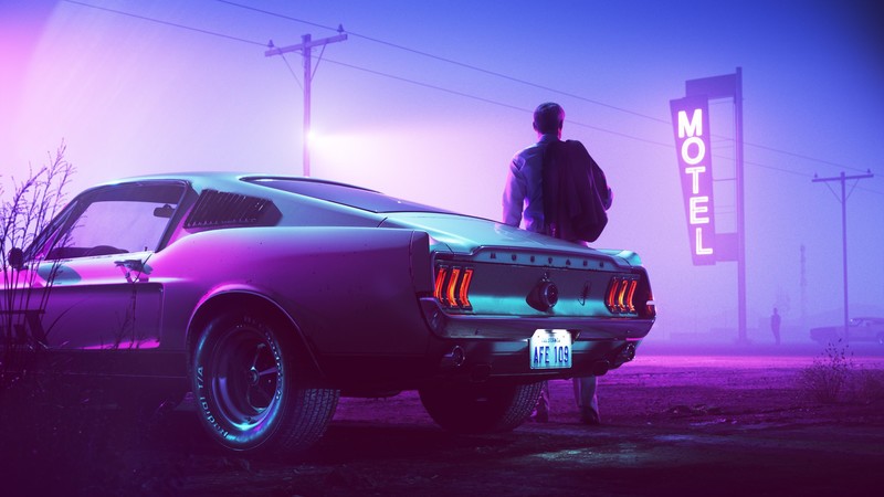 artist, artwork, hd, mustang