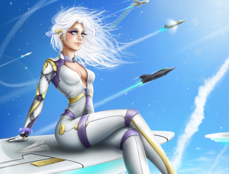 anime girl, anime, hd, fantasy girl, 4k, 5k