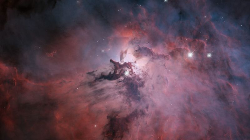 nebula, space, stars, galaxy, 4k