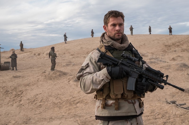 12 strong, 2018 movies, chris hemsworth, movies, hd