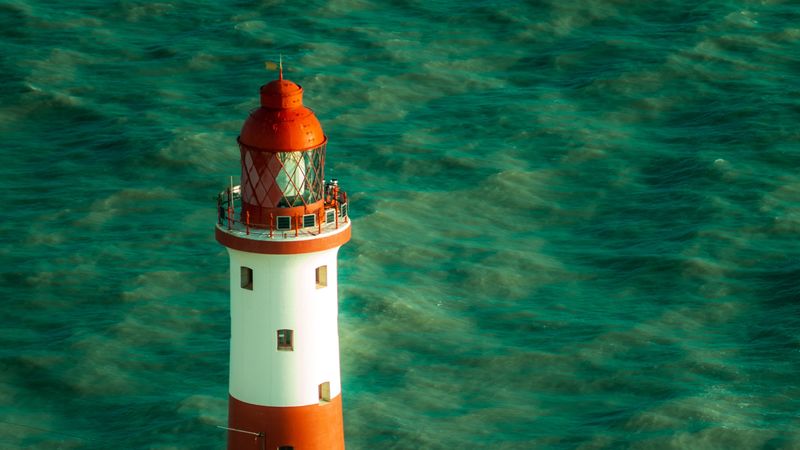 lighthouse, water, building, architecture, sea, 4k
