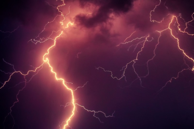 thunderstorm, lightning, nature, hd
